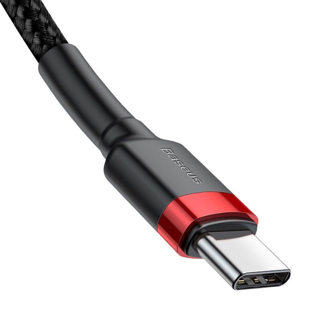 Baseus Cafule Series - USB-C naar USB-C Kabel - 1 meter - Rood/Zwart