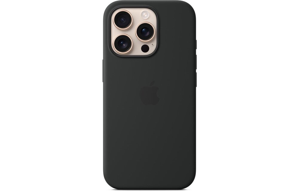 Apple MYYJ3ZM/A iPhone 16 Pro Silicone Case w/ MagSafe - Zwart