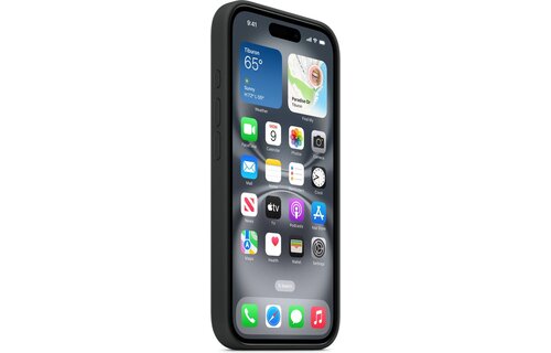 Apple MYY13ZM/A iPhone 16  Silicone Case - Schwarz