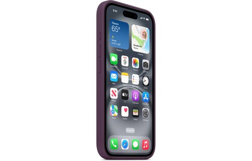 Apple MYY43ZM/A iPhone 16  Silicone Case - Pflaumenlila