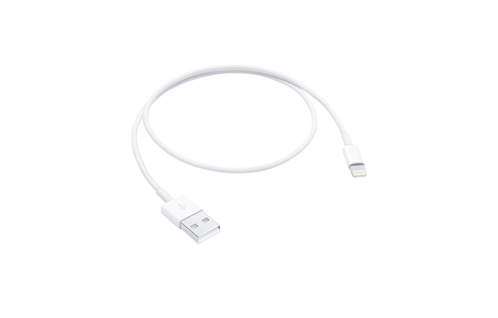 Apple ME291ZM/A - USB-A to Lightning Kabel - 0.5 Meter - White