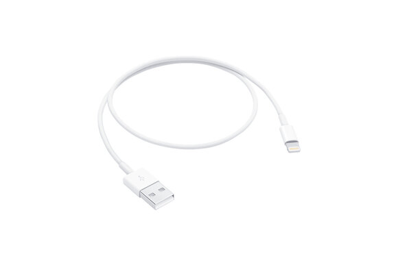 Apple ME291ZM/A  - USB-A naar Lightning Kabel - 0.5 Meter -  Wit