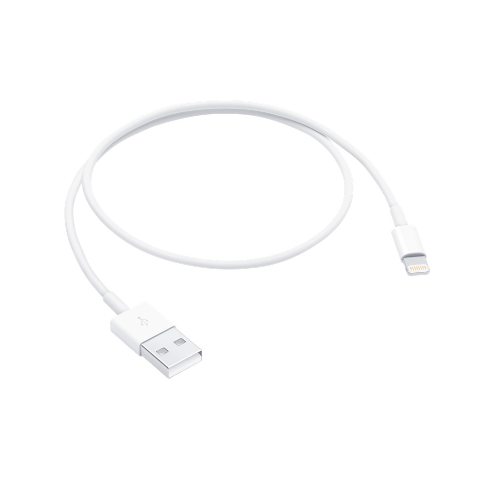 Apple ME291ZM/A  - USB-A naar Lightning Kabel - 0.5 Meter -  Wit