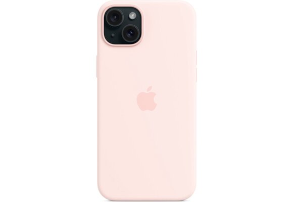 Apple MT143ZM/A iPhone 15 Plus Silicone Case w/ MagSafe - Pink