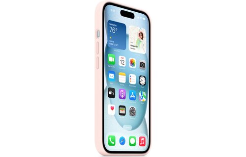 Apple MT143ZM/A iPhone 15 Plus Silicone Case w/ MagSafe - Pink