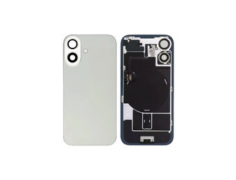 Pulled Achterkant met Wireless charging - Wit voor iPhone 16