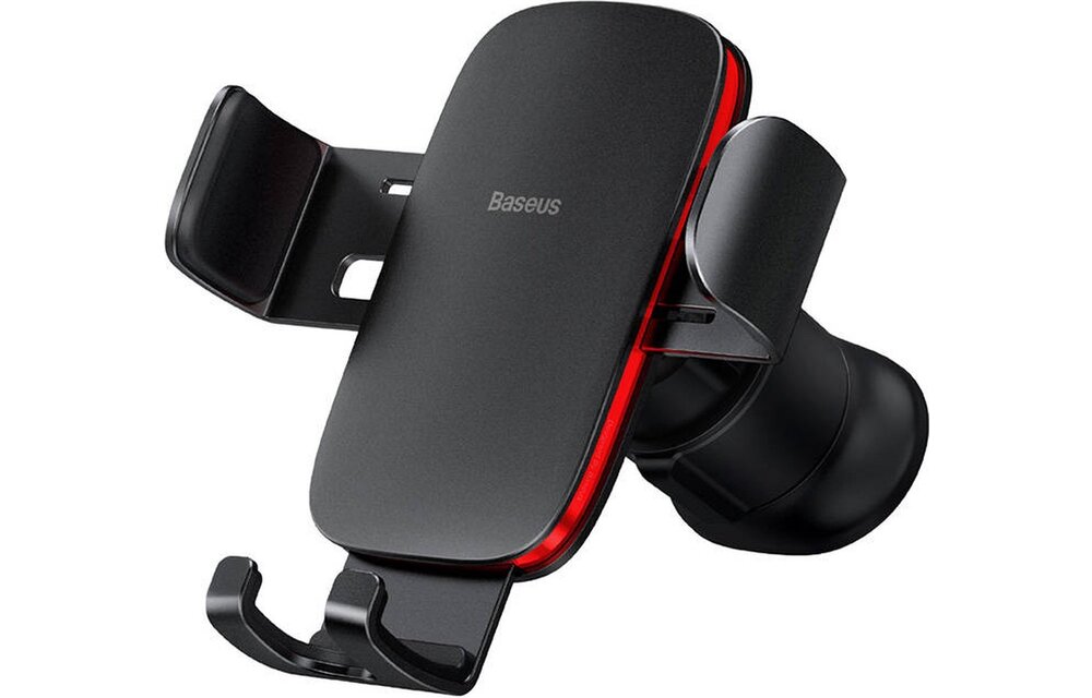 Baseus Metal Age II Gravity Ventilatierooster Telefoonhouder Zwart