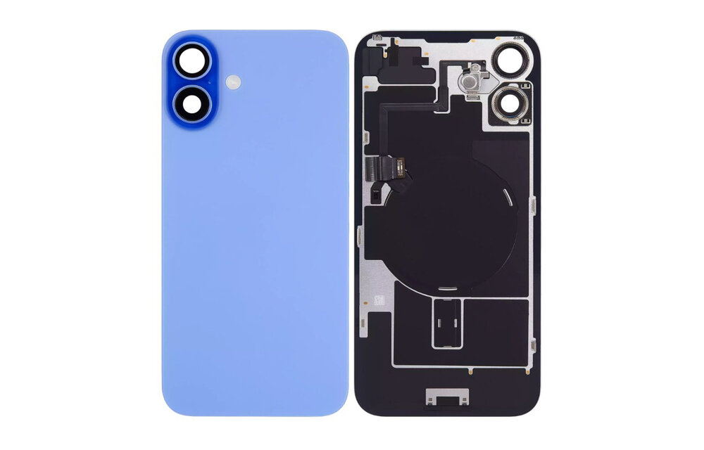 Pulled Backcover with Wireless charging - Ultramarine for iPhone 16 Plus