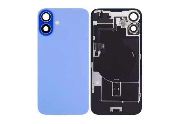 Pulled Achterkant met Wireless charging - Ultramarijn voor iPhone 16 Plus
