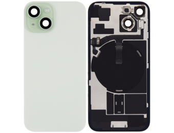 Pulled Backcover with Wireless charging - Green for iPhone 15