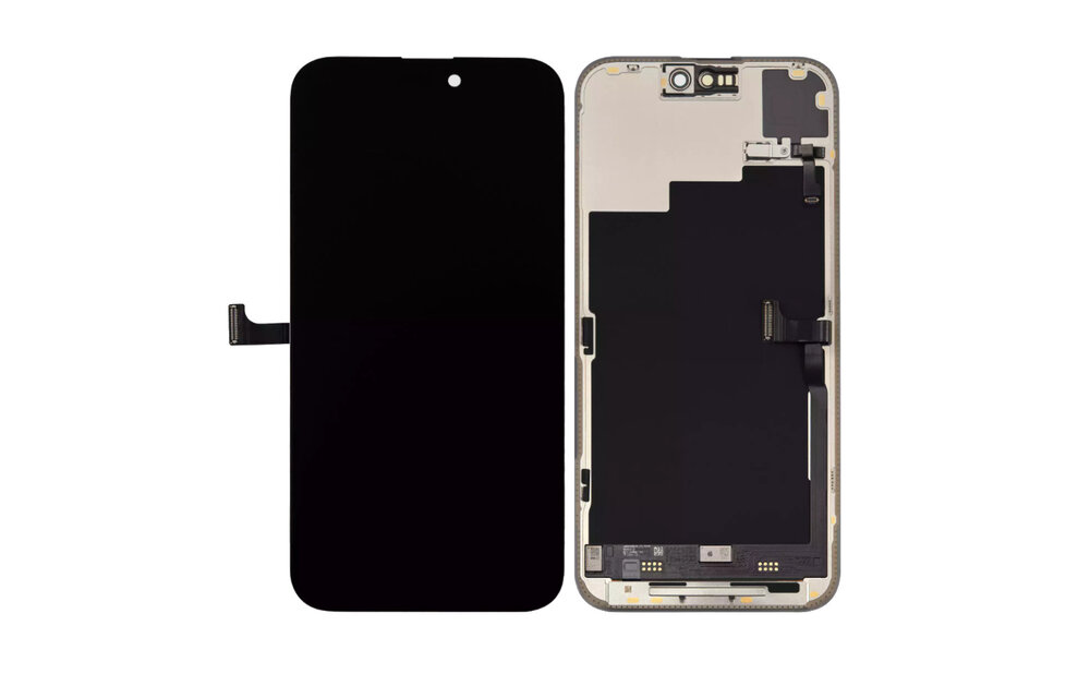 Pulled OLED scherm met Flex - Zwart voor iPhone 15 Pro Max