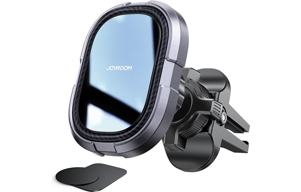 Joyroom - Autohalterung geeignet für Telefon mit Magnet - 360° drehbar - Mit Magnet für Armaturenbrett und Windschutzscheibe - 15W - Schwarz - Copy - Copy - Copy - Copy - Copy