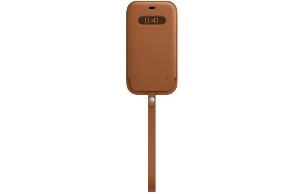 Apple MHYG3ZM/A iPhone 12 Pro Max Leather Case - Bruin