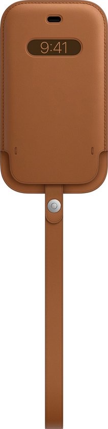 Apple iPhone 12/12 Pro Leather Case - Saddle Brown