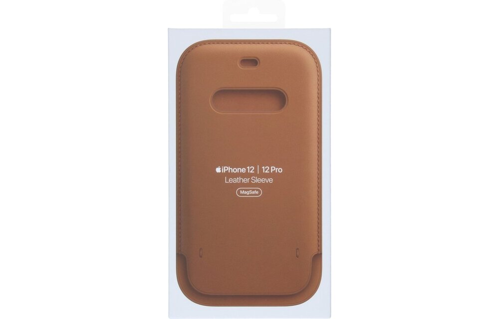 Apple iPhone 12/12 Pro Leather Case - Saddle Brown