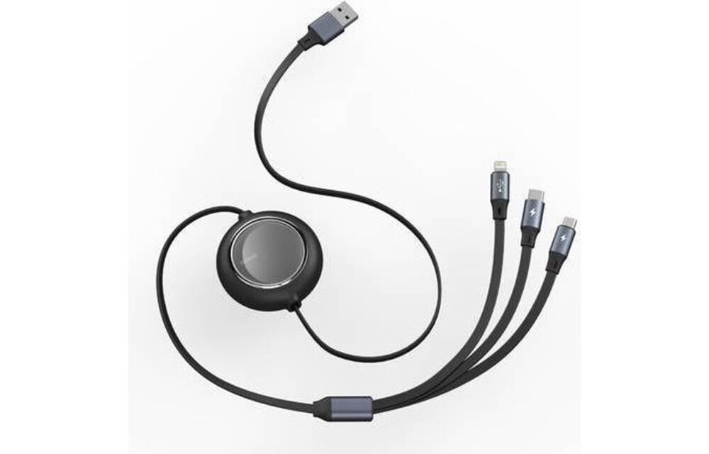 Baseus Cafule USB-A-auf-Apple-Lightning-Kabel 1,5 A – Schwarz/Grau 2 Meter - Copy - Copy - Copy - Copy - Copy