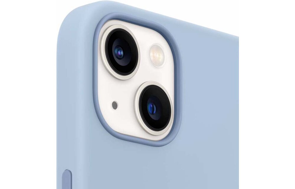 Apple MN5W3ZM/A - Siliconen hoesje - MagSafe - iPhone 13 Mini - Mistblauw (Blue Fog)