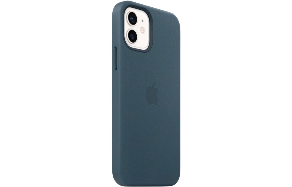 Apple - Leren hoesje - MagSafe - iPhone 12 (Pro) - Baltisch blauw