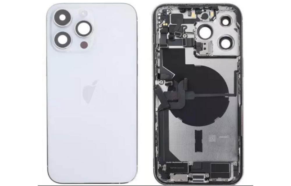 Behuizing compleet - Good (EU) - Zilver voor iPhone 14 Pro Max