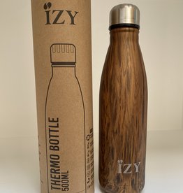 Izy Thermo bottle design bruin 500ml
