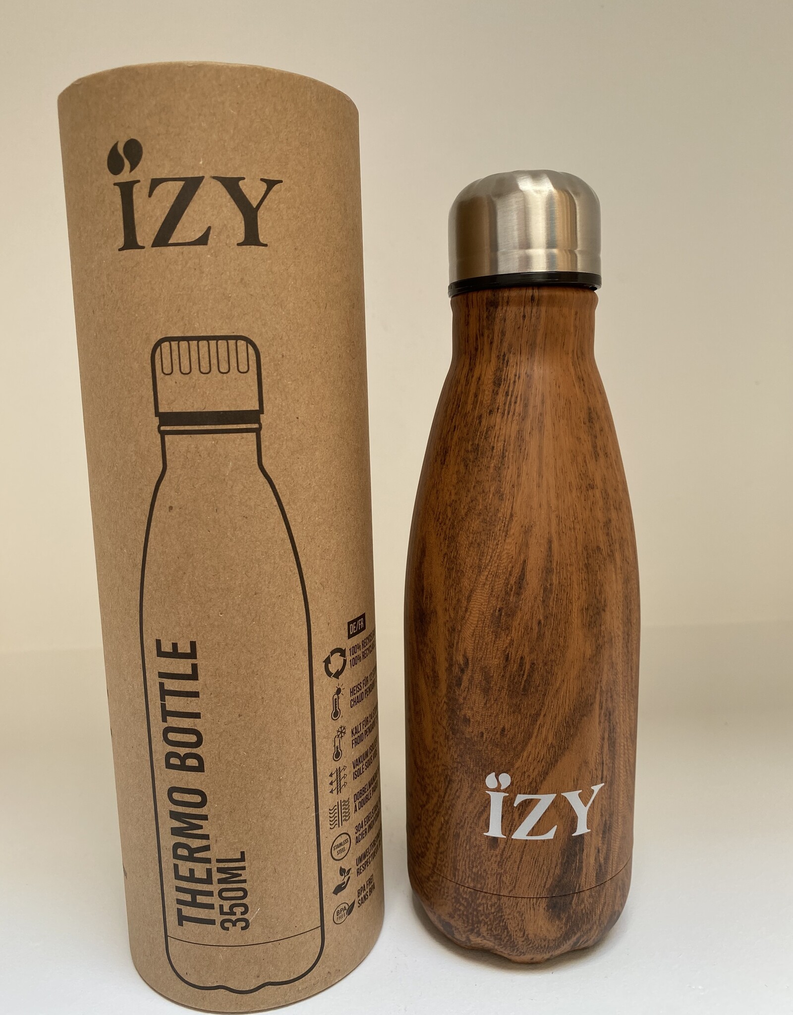 Izy Thermo bottle design bruin 350ml