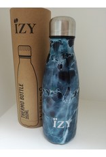 Izy bottles Izy bottle " marmer blauw " 350 ml.