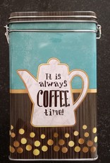 Tea and Herbs Koffieblik "Always coffee" 500 gr.