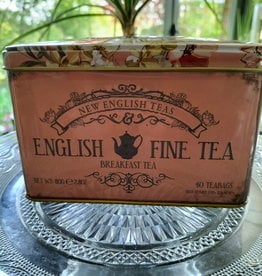 New English Tea English Fine Breakfast Tea in blik (40 zakjes)