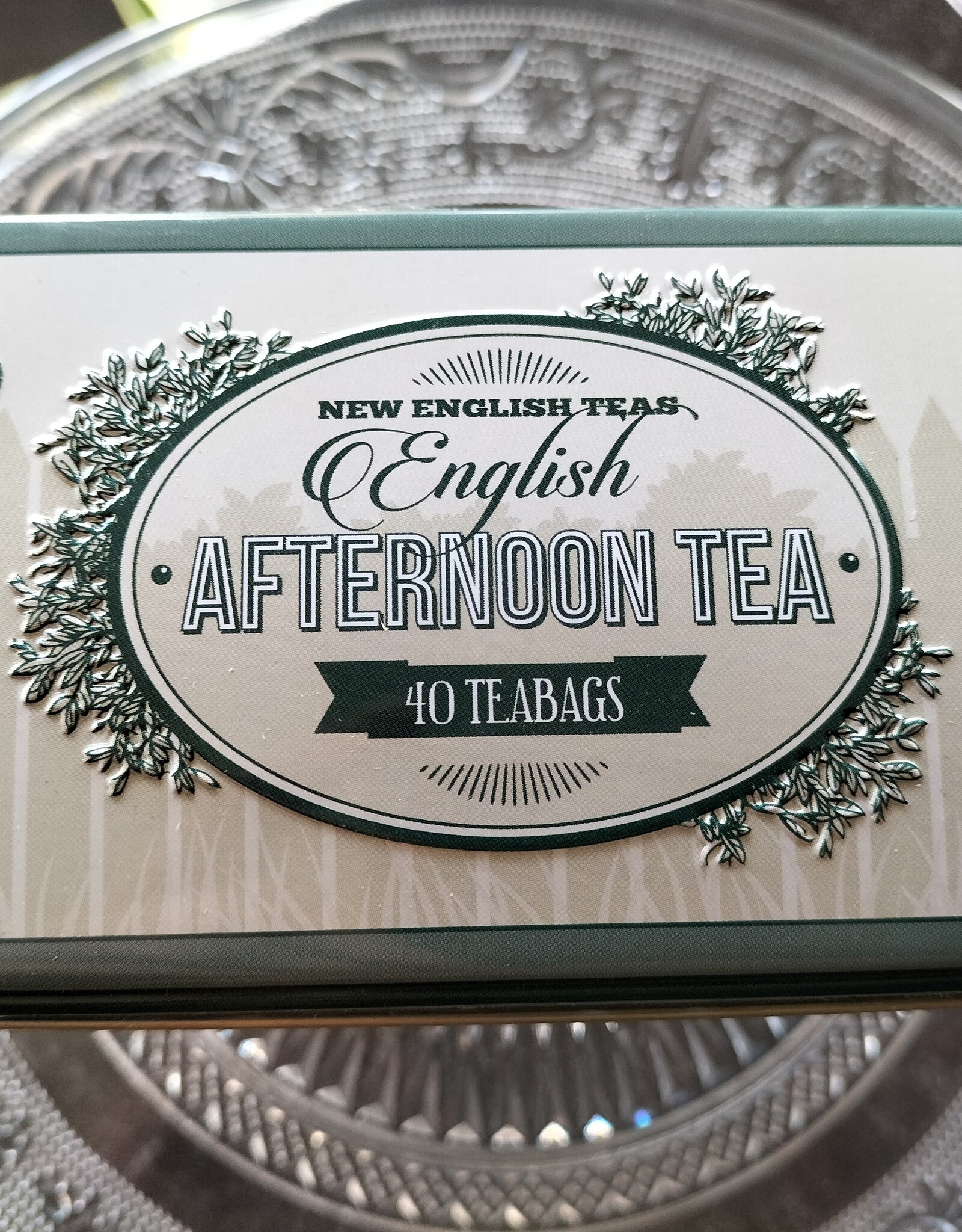 tea and herbs English "Fine Afternoon" Tea in blik (40zakjes) tuingereedschap