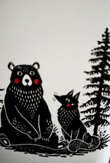 tea and herbs Theemok " Beer en vosje" met zift en deksel