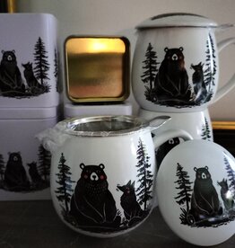 tea and herbs Theeblik "Beer en vosje" 100gr.