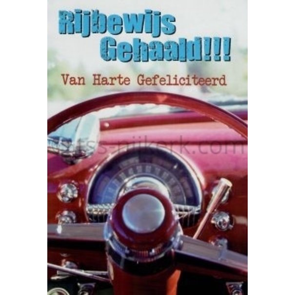 Marant Cards Rijbewijs gehaald