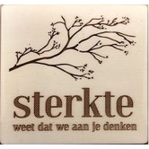 Sterkte - Houten kaart!