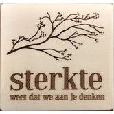 Strength - Wooden card!