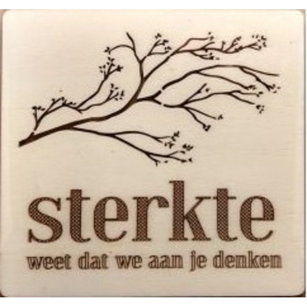 Woodart Strength - Wooden card!