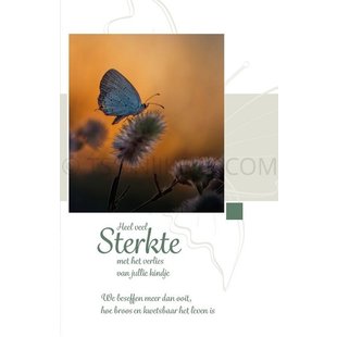Condolence card Child