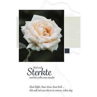 Kondolenzkarte Mutter