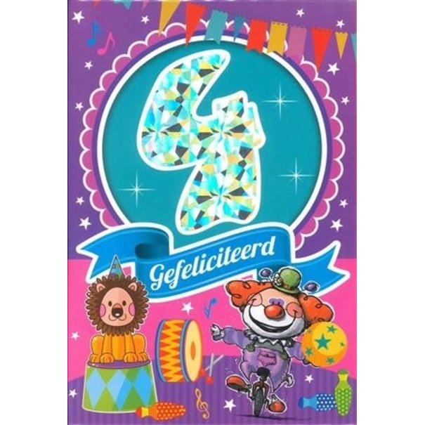 MGP Cards 4 Jahre - Clown