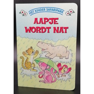 Aapje wordt nat