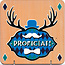 Paperclip Houten Felicitatiekaart - Proficiat
