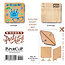 Paperclip Houten Felicitatiekaart -  Abraham