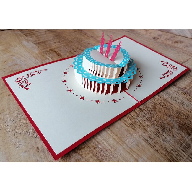 Popcard Birthday Cake