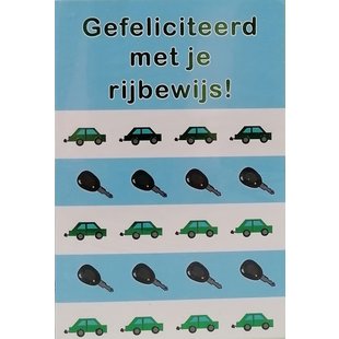 Rijbewijs (Wenskaart)