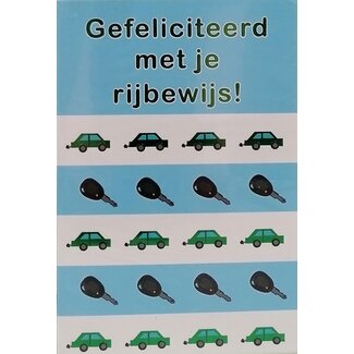 Rijbewijs (Wenskaart)