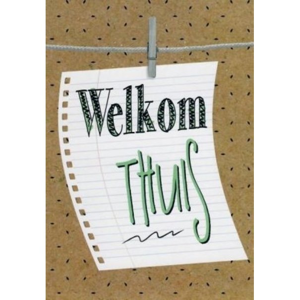 Marant Cards Welkom Thuis  - Note