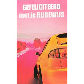 Rijbewijs - Gefeliciteerd