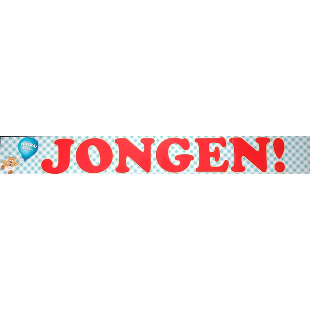 8-luik Hoera een JONGEN