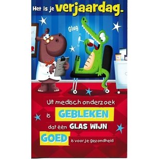 1 glas wijn