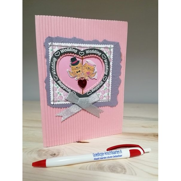 3D-Karte Hochzeit
