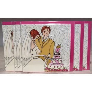 6 Karten Hochzeit